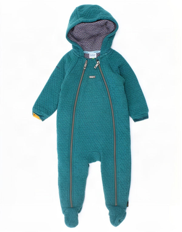 Ολόσωμη φόρμα Ted Baker Baby Boys με κουκούλα 9-12 μηνών πράσινο βαμβακερό