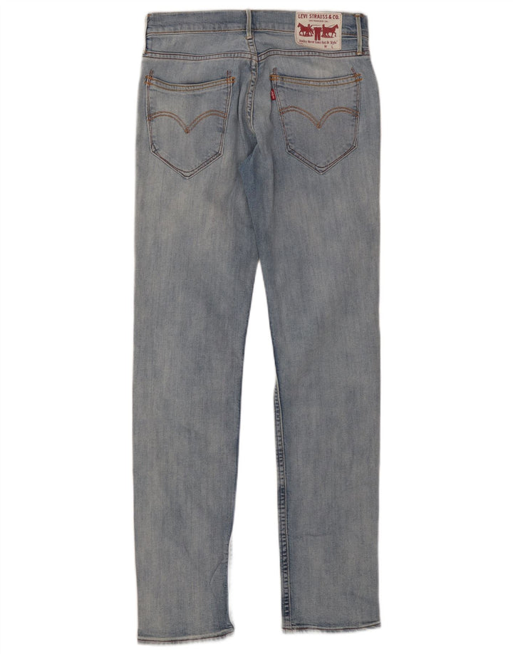 Мужские узкие джинсы Levi's W29 L32 синие, хлопок