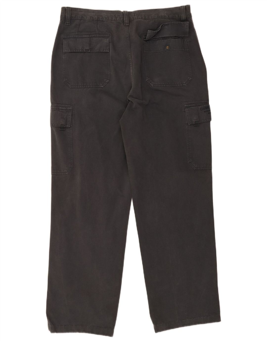 Carrera Mens Straight Cargo Trousers W38 L31 Grey Cotton