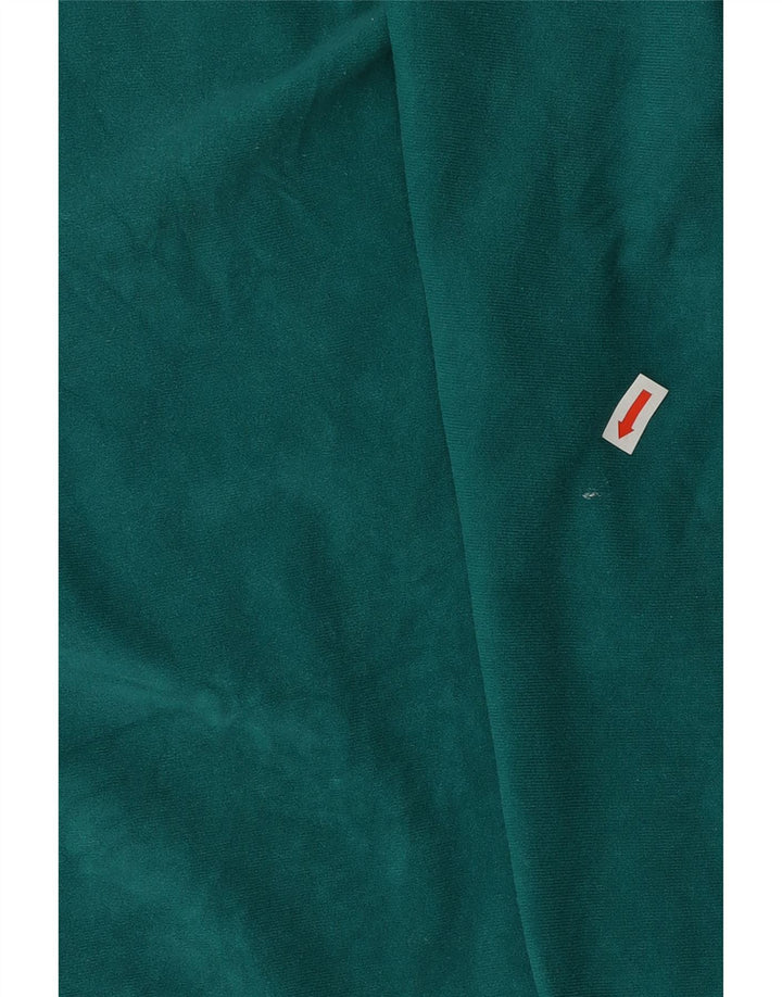 Diadora Mens Velour Tracksuit Trousers UK 38 Medium  Green Polyester