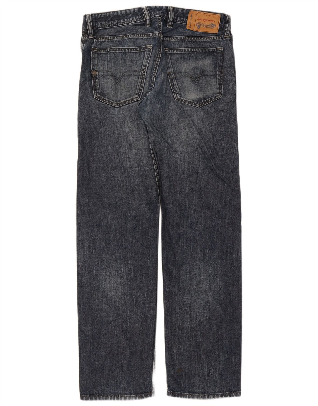 Diesel Mens Waykee Regular Straight Jeans W29 L32 Blue Cotton