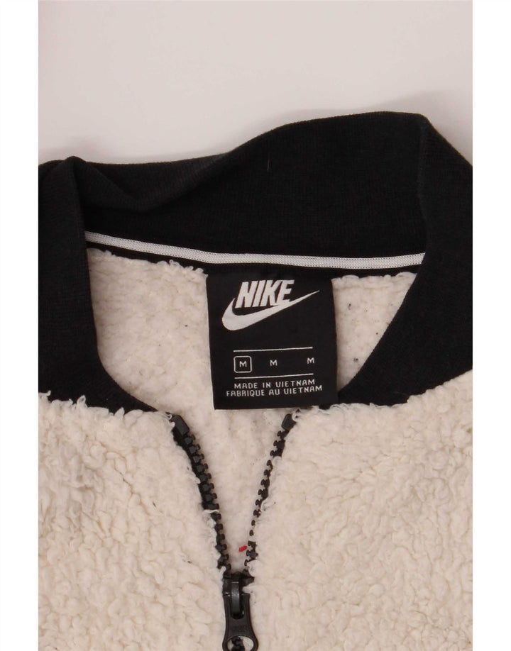Nike Γυναικείο Fleece Jacket UK 14 Medium Brown Colourblock Polyester