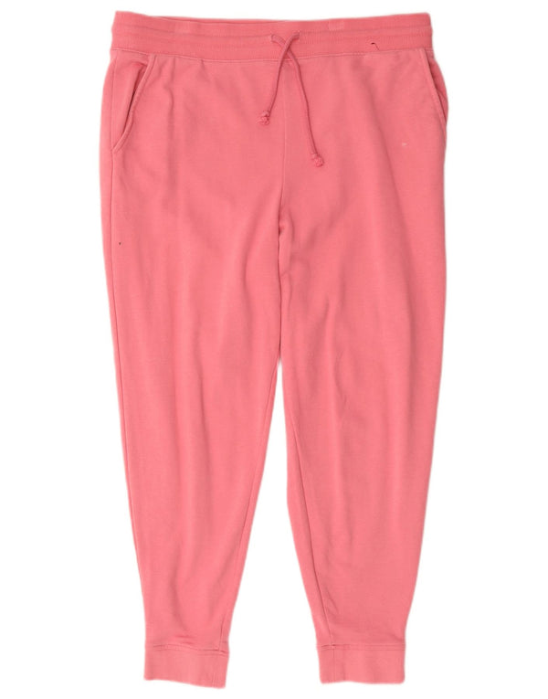 Pantaloni da tuta da donna Marks & Spencer Joggers UK 16 Large Rosa Cotone