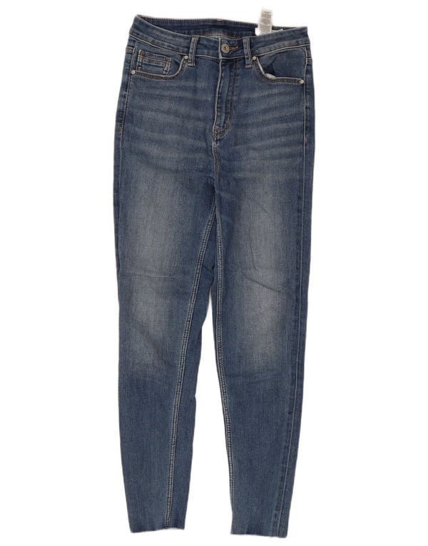 Marks & Spencer Womens Ivy Skinny Jeans UK 8 Small W26 L26 Blue Cotton