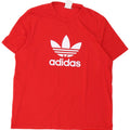 Ανδρικό T-Shirt κανονικό γραφικό Adidas Top μεγάλο κόκκινο