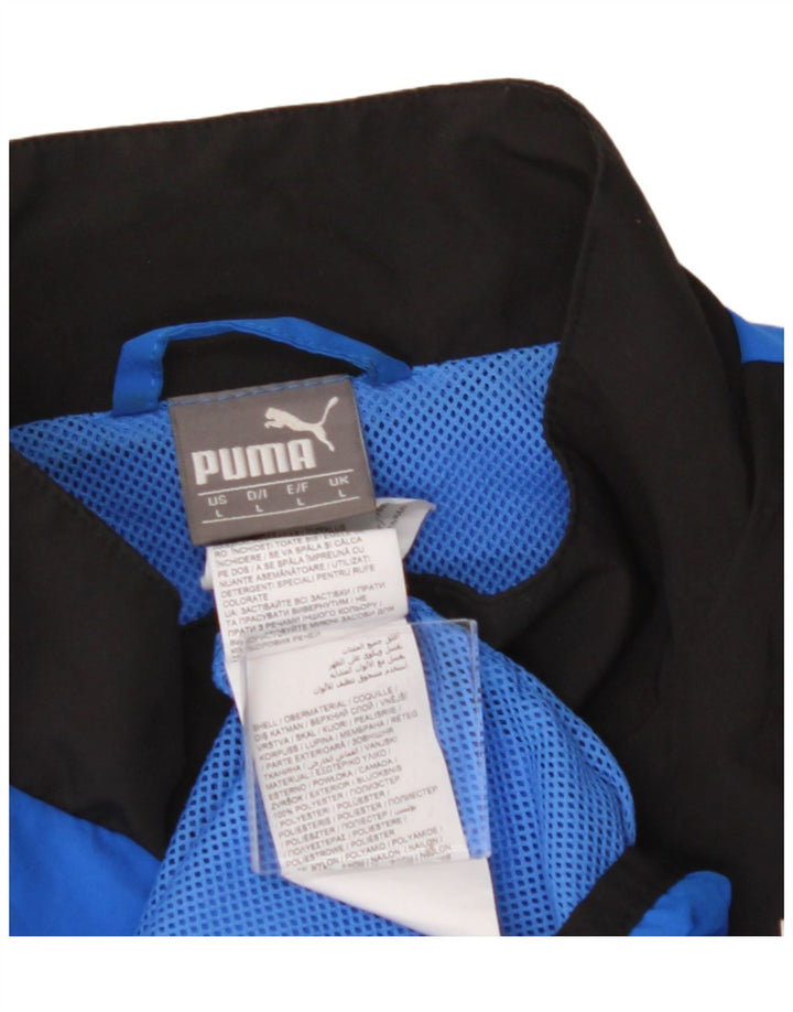PUMA Mens FC Jengen Tracksuit Top Jacket Large Blue Colourblock Polyester Vintage Puma and Second-Hand Puma from Messina Hembry 
