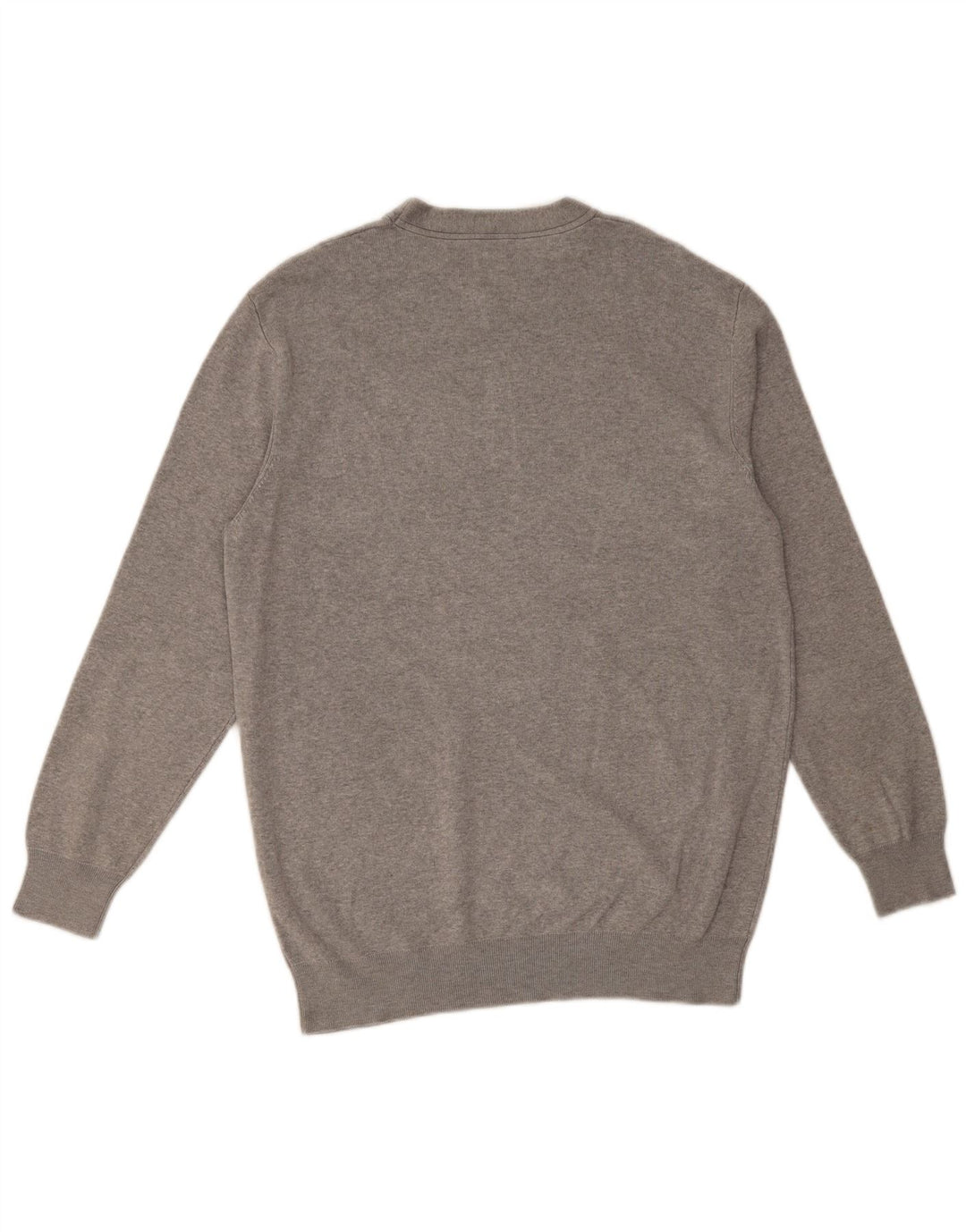 ZARA Mens Crew Neck Jumper Sweater Large Grey Viscose