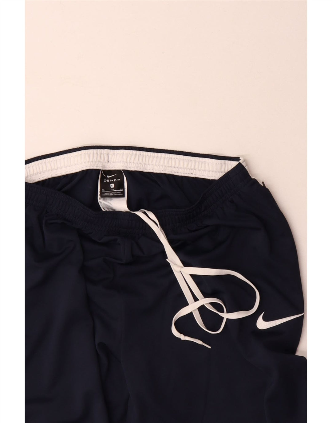 Nike Mens Dri Fit Tracksuit Trousers XL  Navy Blue Colourblock Polyester