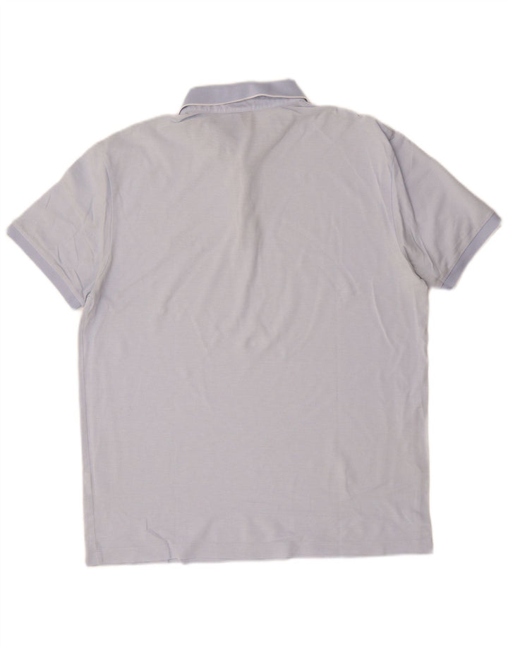 Hugo Boss Mens Regular Fit Polo Shirt Large Blue Cotton