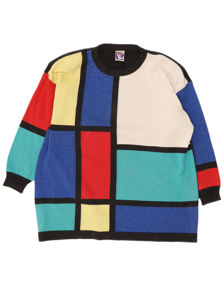 Yessica Dame sweater med rund hals EU 44/46 Stor flerfarvet