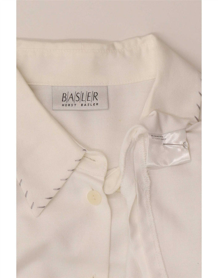 Basler Chemise Chemisier Femme EU 44 XL Blanc Viscose