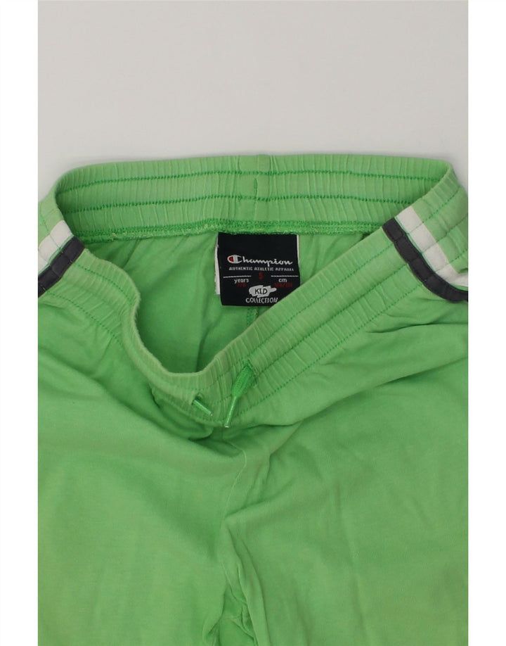 CHAMPION Boys Sport Shorts 7-8 Years Small  Green Cotton | Vintage Champion | Thrift | Second-Hand Champion | Used Clothing | Messina Hembry 