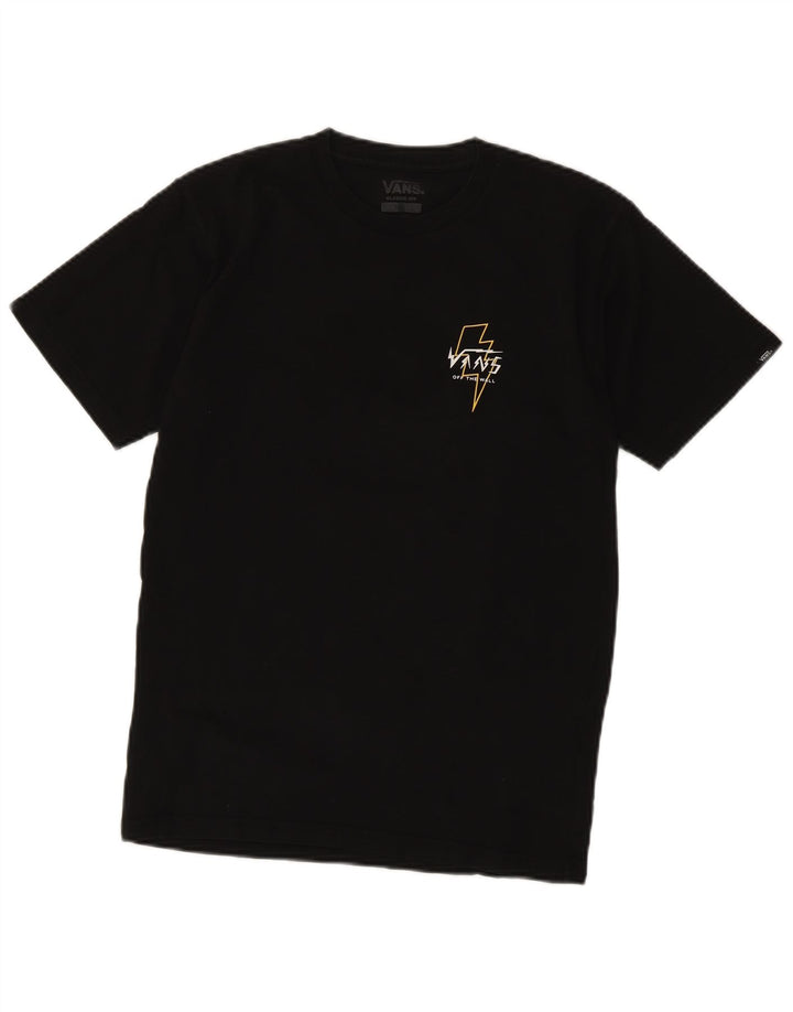 Vans Mens Classic Fit Graphic T-Shirt Top Small Black