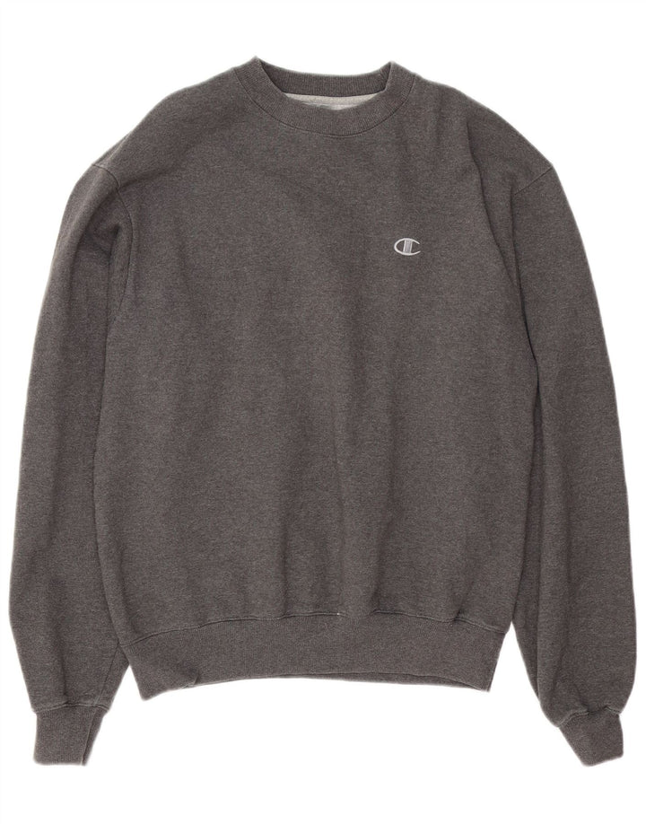 Champion Herre Sweatshirt Jumper Medium Grå Bomuld