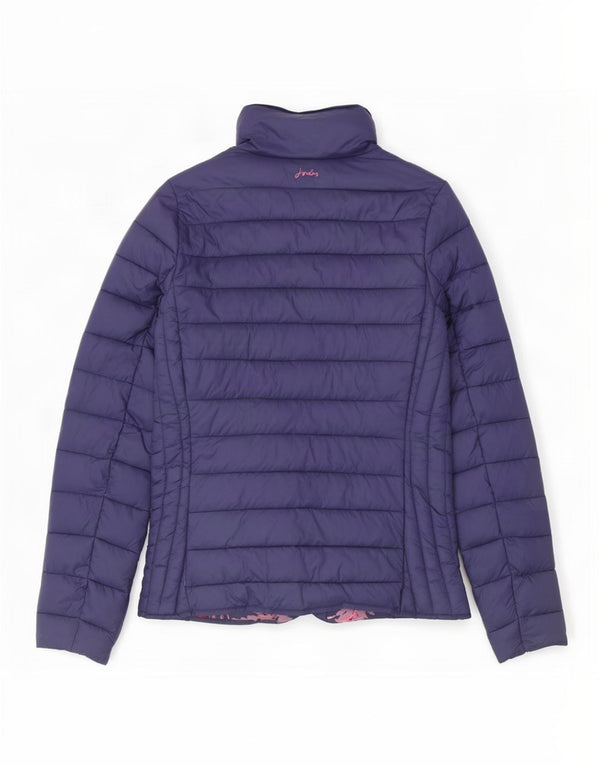 Joules Damen Wattierte Jacke UK 8 Small Marineblau Polyamid