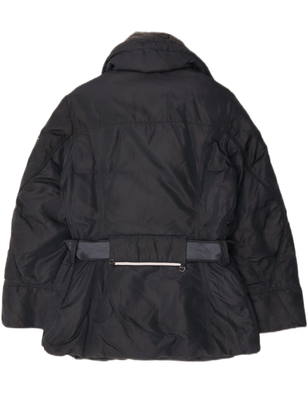 PEUTEREY Womens Padded Jacket UK 22 3XL Navy Blue Polyethylene