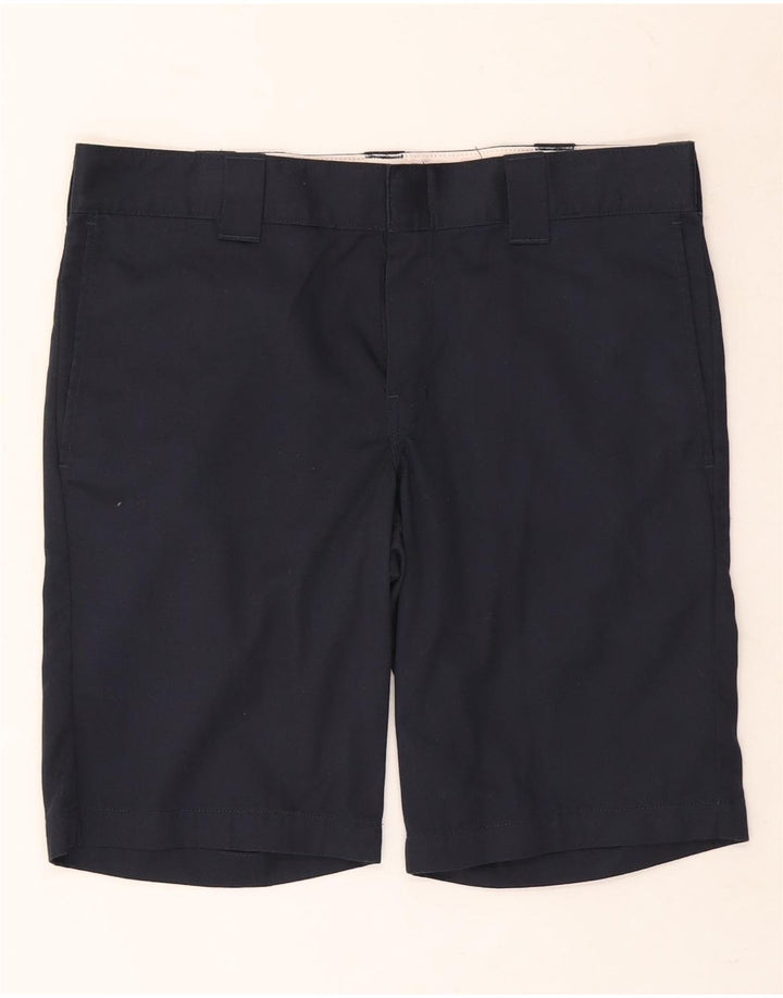 DICKIES Mens Chino Shorts W33 Medium Navy Blue Polyester