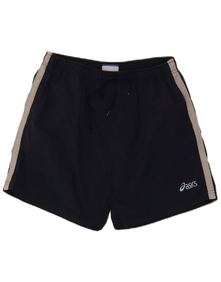 Asics Herre Sportshorts Medium Navy Blue Colourblock Nylon