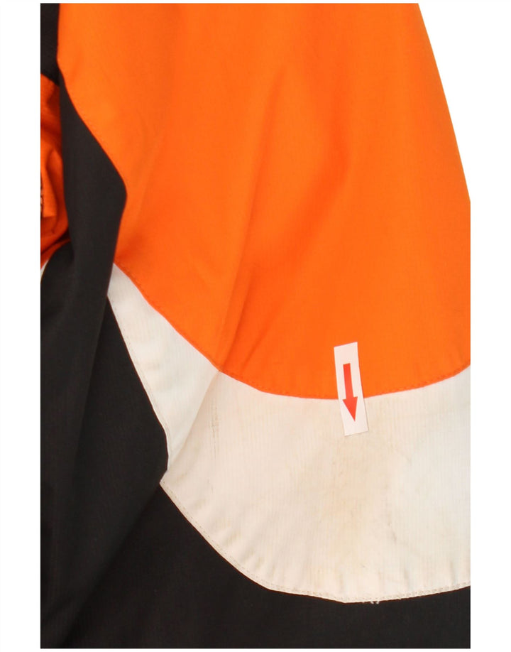 MC Kee's Boys Hooded Windbreaker Jacket 11-12 Years Orange Colourblock