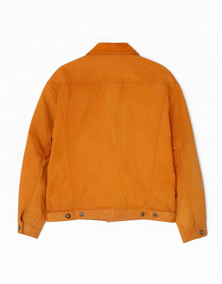 veste en cuir homme vintage IT 52 XL Jaune