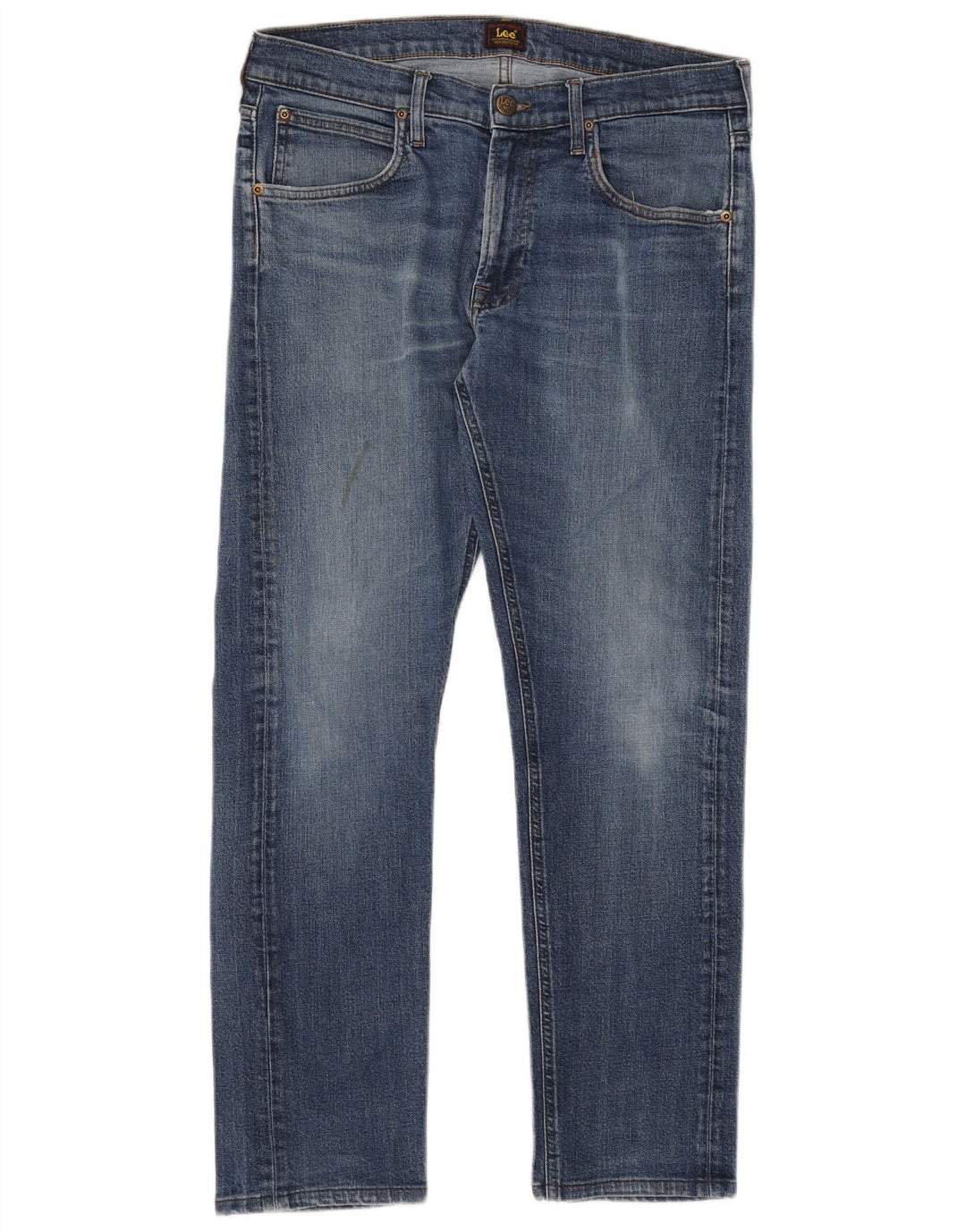 Lee Mens Daren Zip Fly Slim Jeans W32 L29 Blue Cotton