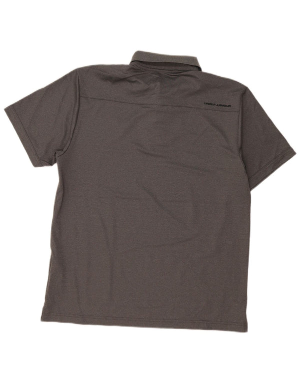 Under Armour Mens Heat Gear pólóing nagy szürke poliészter