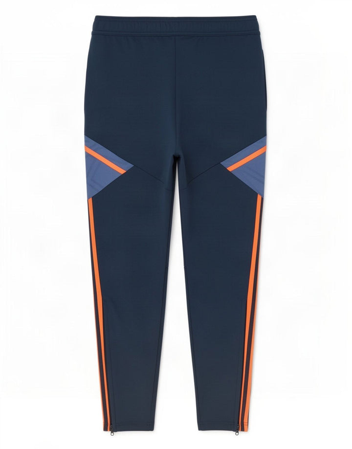 Adidas Mens Manchester United Tracksuit Trousers Medium Navy Blue Polyester