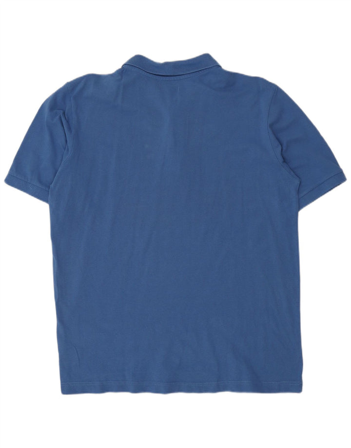 KAPPA Mens Polo Shirt Large Blue Cotton