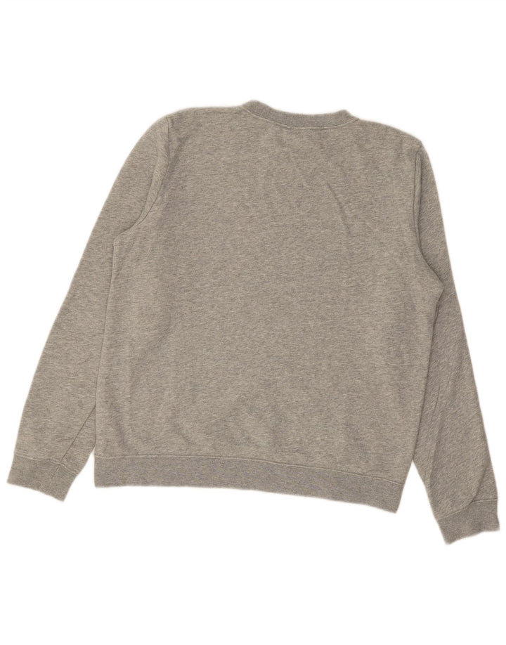 Felpa da uomo NIKE Maglione piccolo in cotone grigio