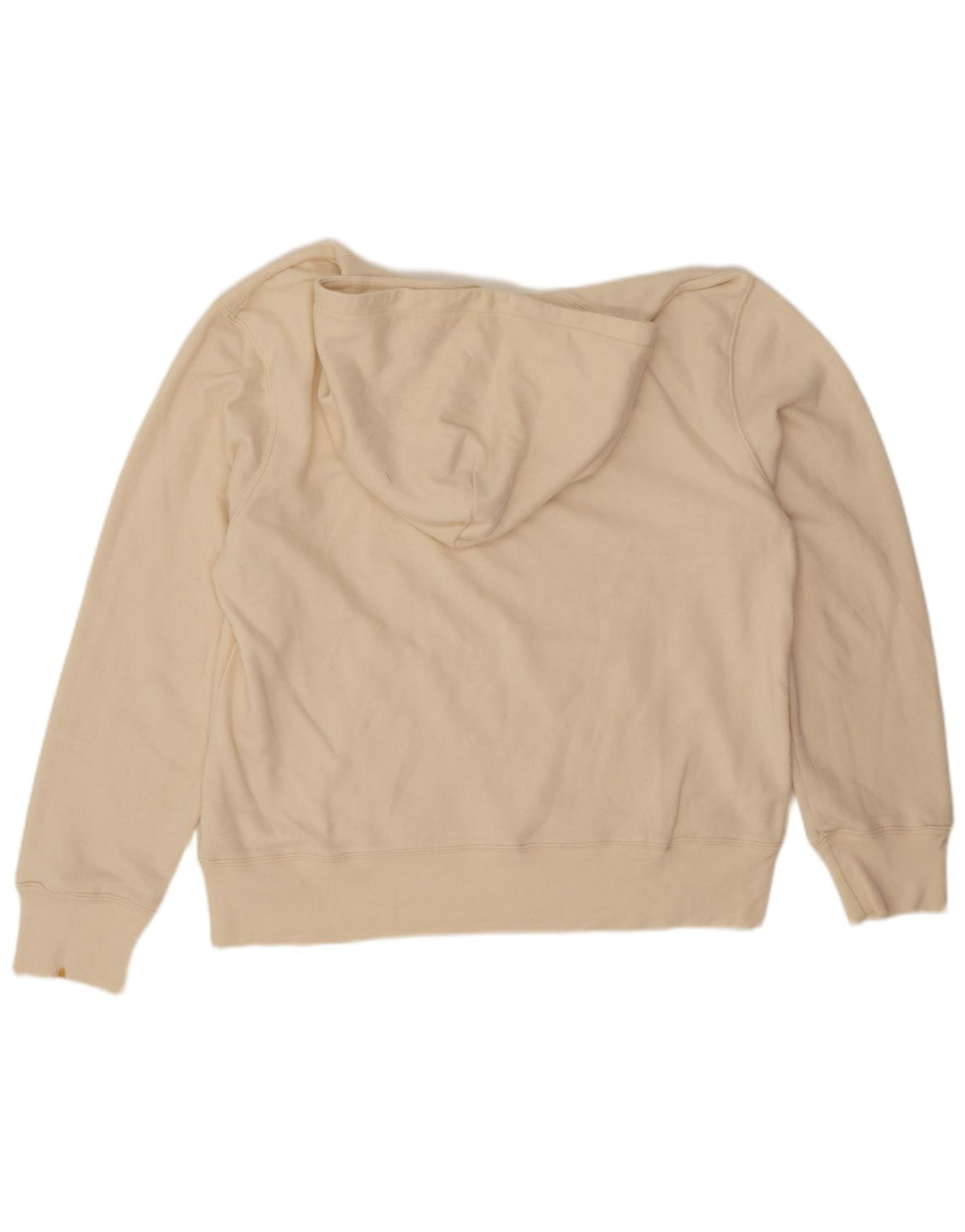 Gap Mens Graphic Hoodie Jumper Large Beige Cotton