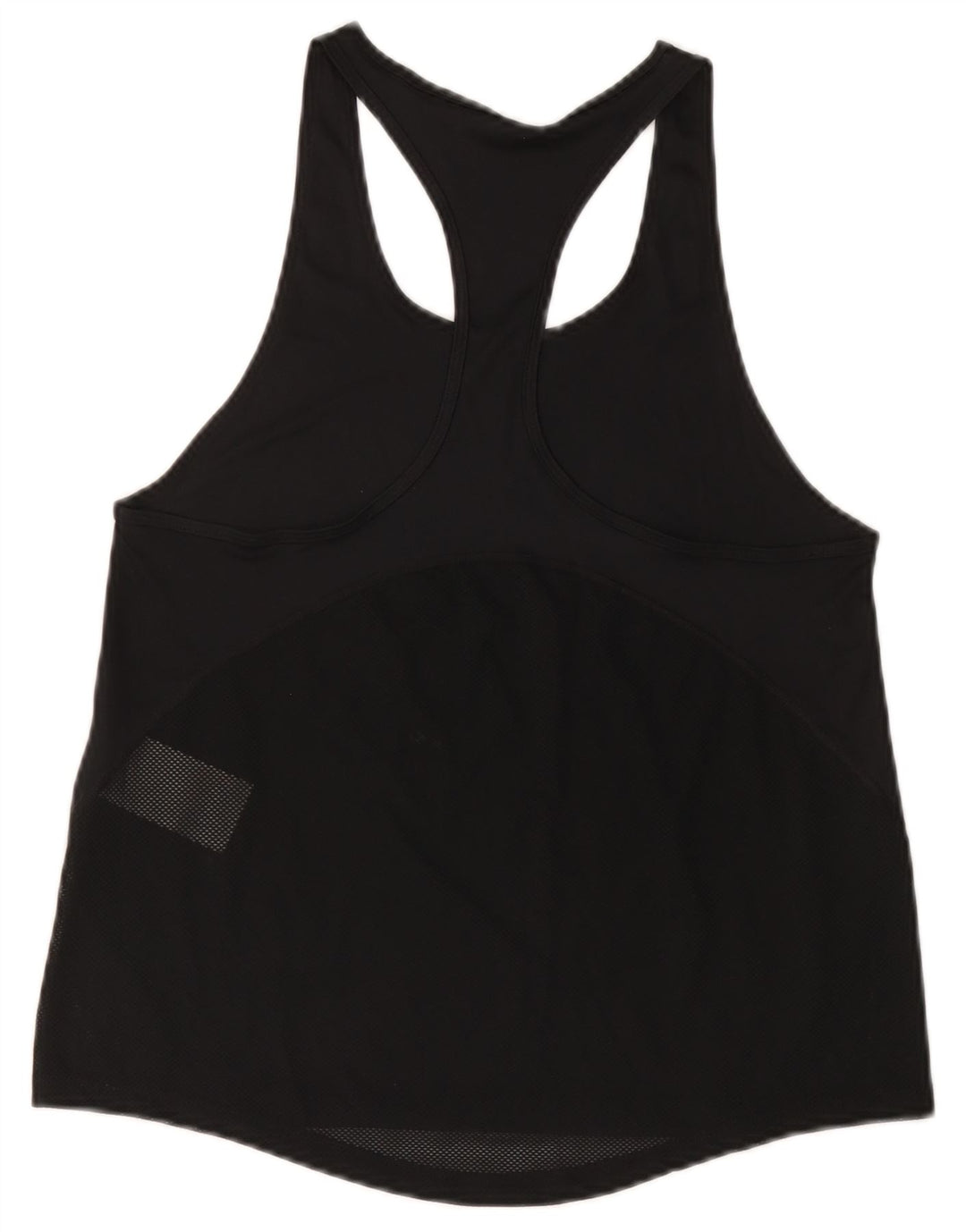 Nike Dame Dri Fit Vest Top UK 10 Small Black Polyester