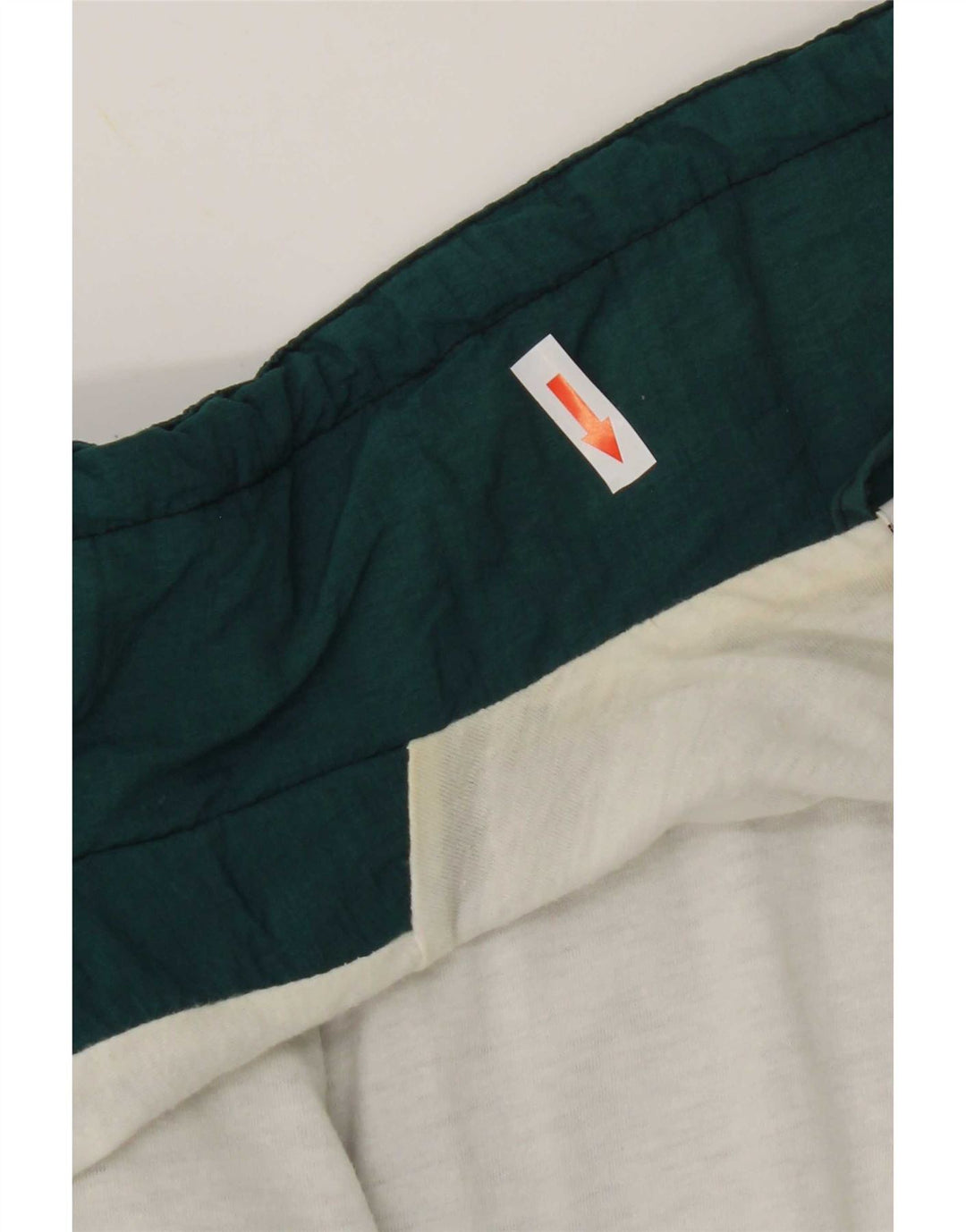 Crane Mens Graphic Rain Jacket UK 40 Large Green Colourblock Nylon