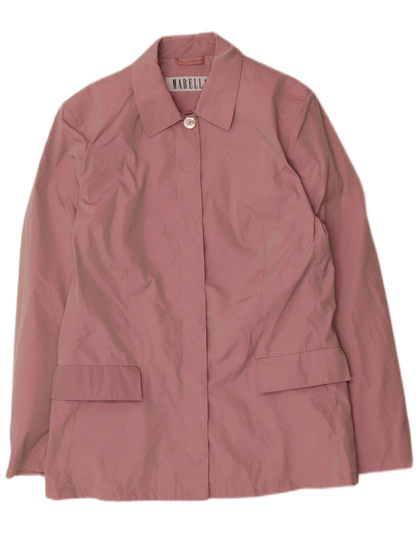Marella Chaqueta utilitaria para mujer UK 44 Grande Poliéster rosa