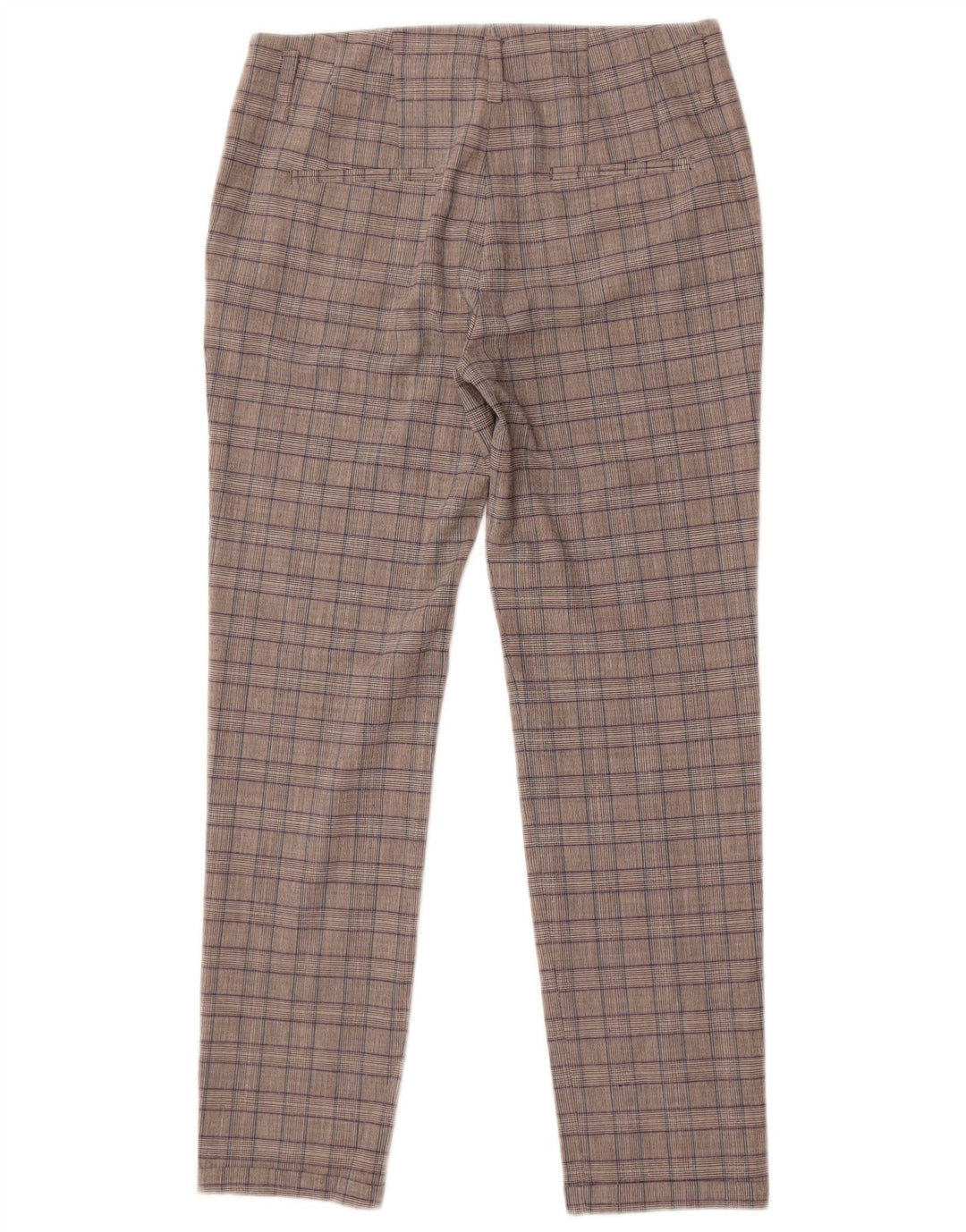 Zara Womens Slim Chino Trousers Small W26 L27 Grey Check