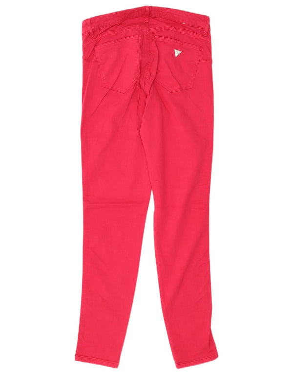 Jeans Guess Curve X Skinny da donna W30 L30 cotone rosa