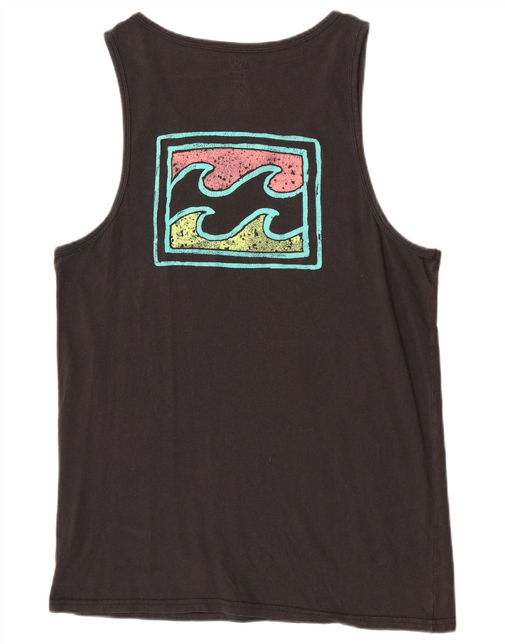 Canotta grafica da uomo Billabong, cotone medio nero