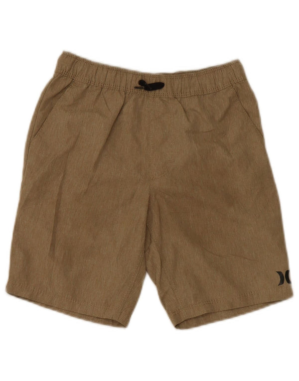 Hurley Boys Sport Shorts 8-9 Years Small Brown Polyester