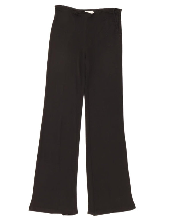 Женские повседневные брюки-клеш Zara EU 36 XS W26 L31, черный вискоза