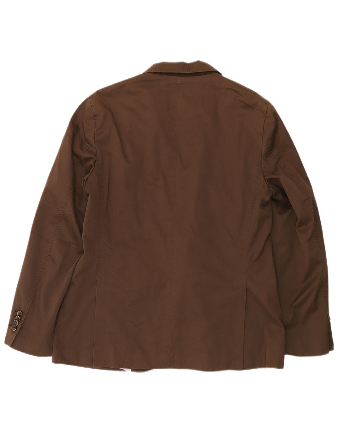 Męska marynarka zapinana na 2 guziki Massimo Dutti EU 54 XL, brązowa, bawełniana
