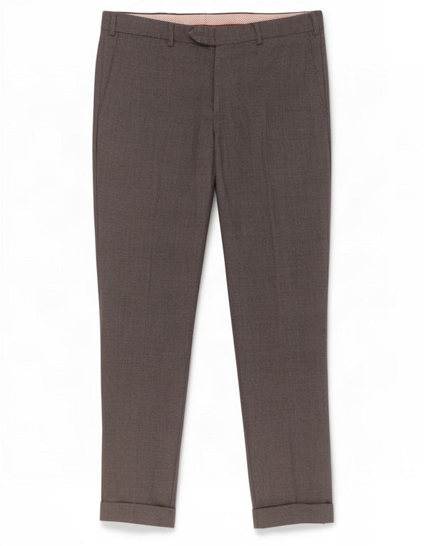 Massimo Dutti Mens Slim Fit Chino Trousers EU 40 Medium W31 L30 Grey Cotton