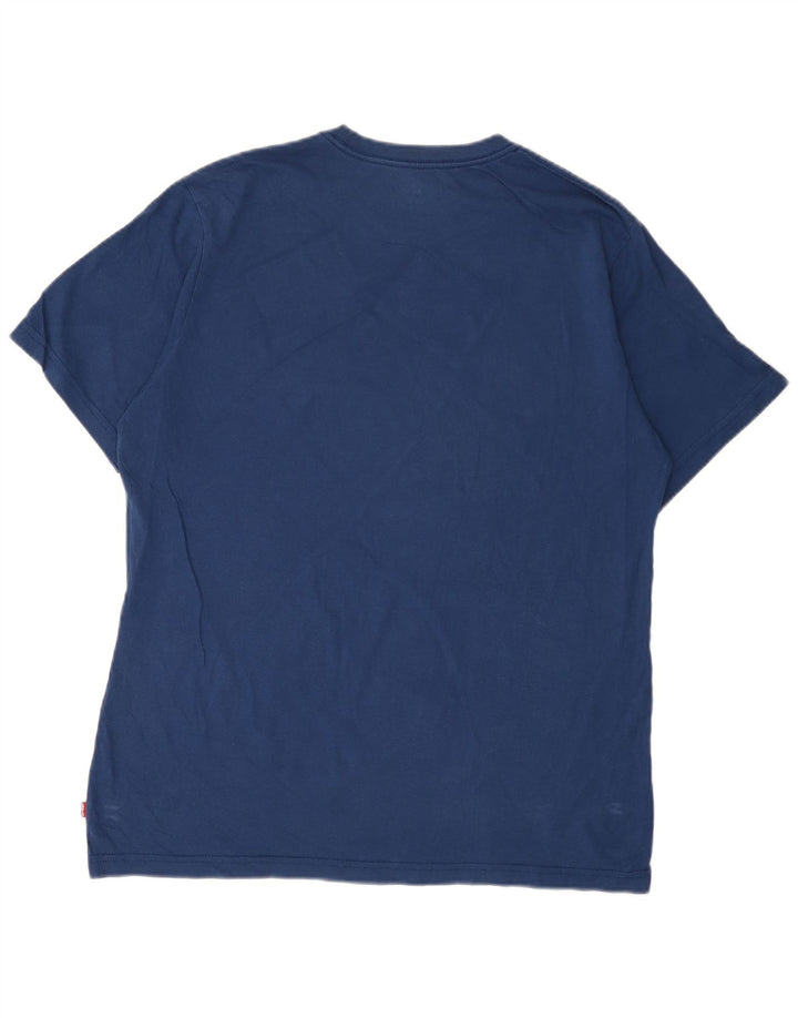 Levi's Mens Relaxed Graphic T-Shirt Top Medium Navy Blue