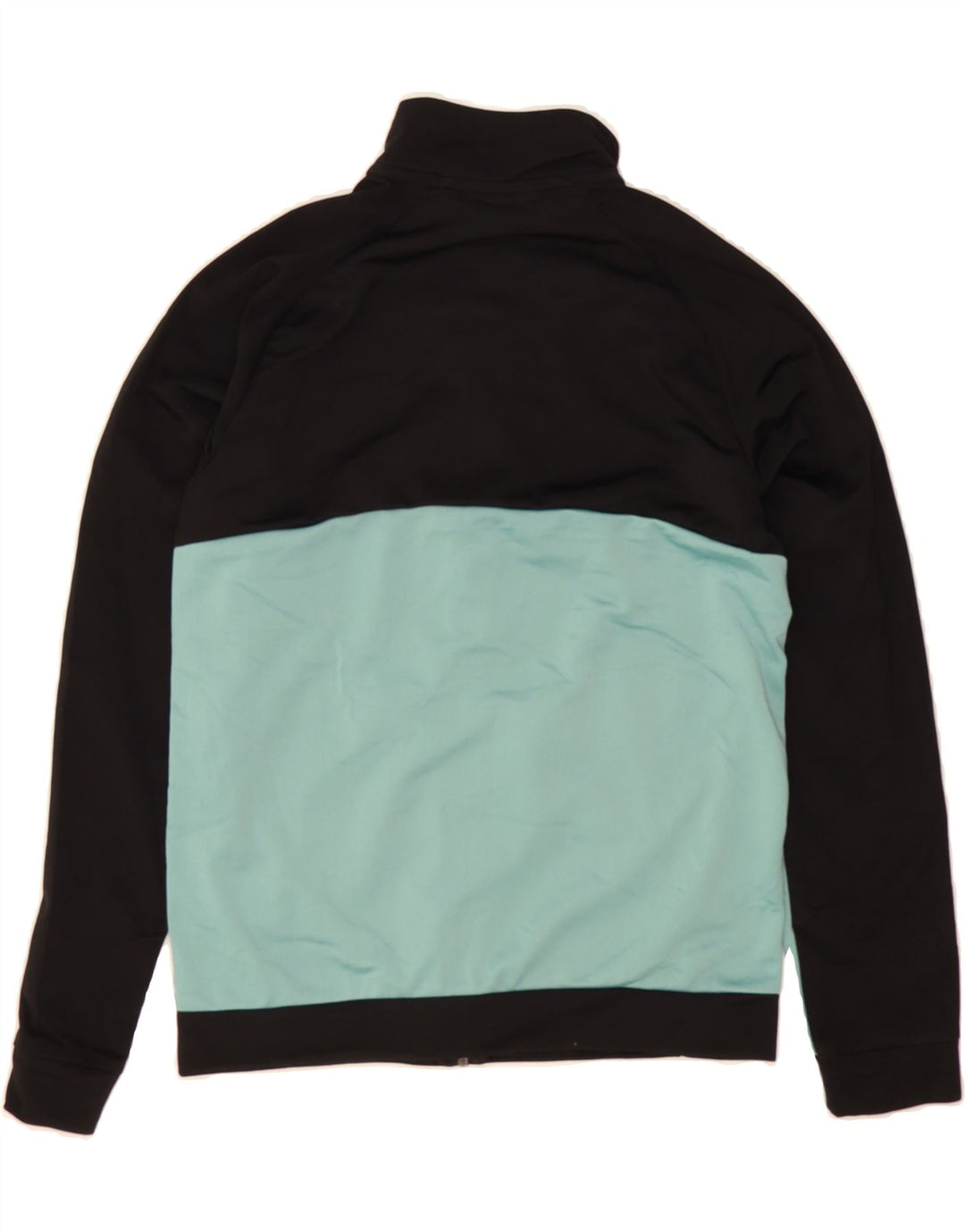 PUMA Girls Tracksuit Top Jacket 13-14 Years Black Colourblock Polyester Vintage Puma and Second-Hand Puma from Messina Hembry 