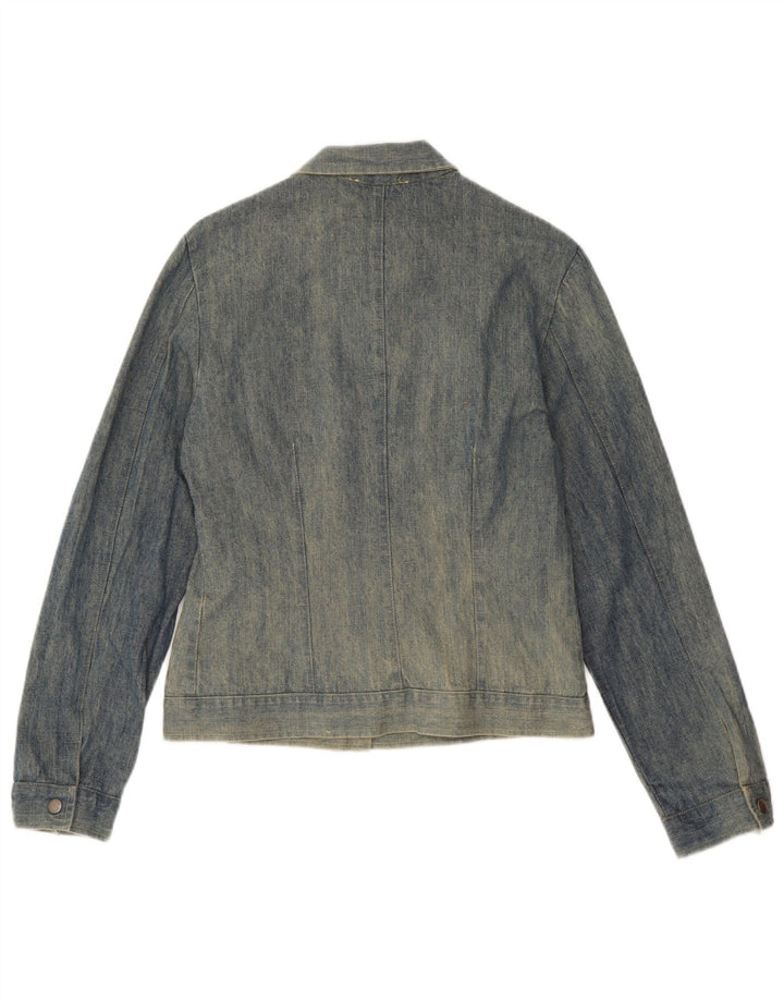 Giacca Denim Donna Leonor IT 44 Blu Medio Cotone