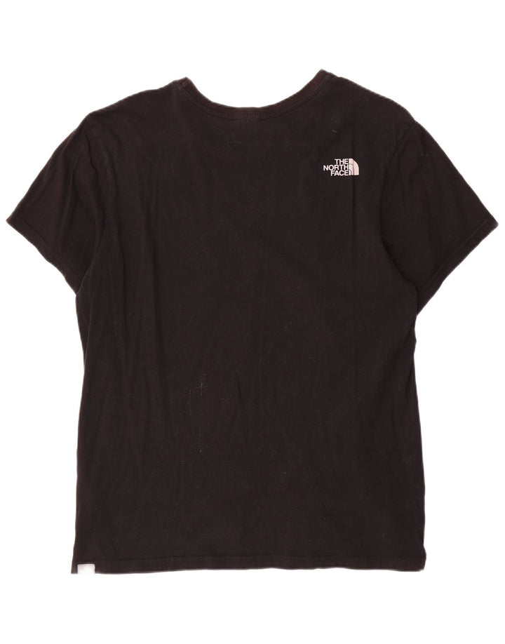 The North Face Mens T-Shirt Top Large Black Cotton