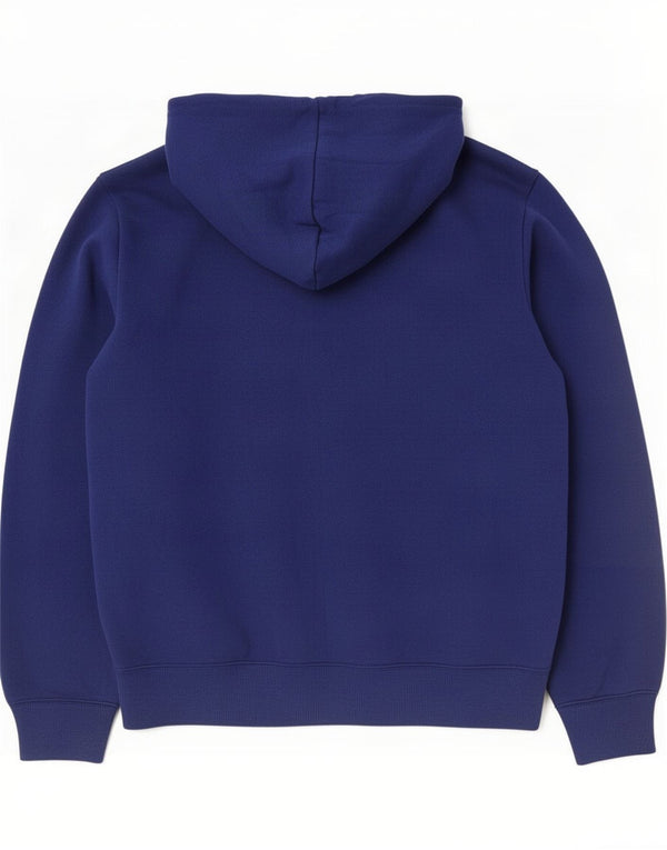 Maglione con cappuccio e zip Champion da uomo, grande, in cotone color block blu