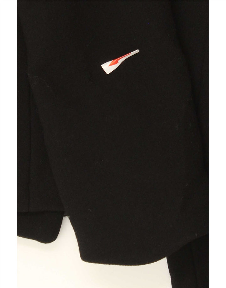 Elisabetta Franchi Womens Bolero Jacket IT 44 Medium Black Wool