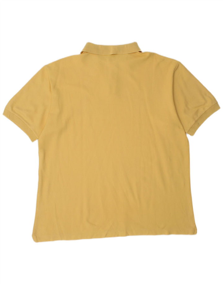 Fila Mens Polo Shirt IT 52 Large Yellow Cotton