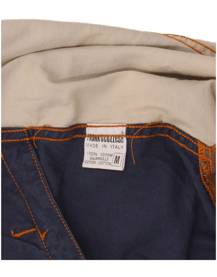 Frank Scozzese Mens Oversized Denim Jacket UK 38 Medium Navy Blue