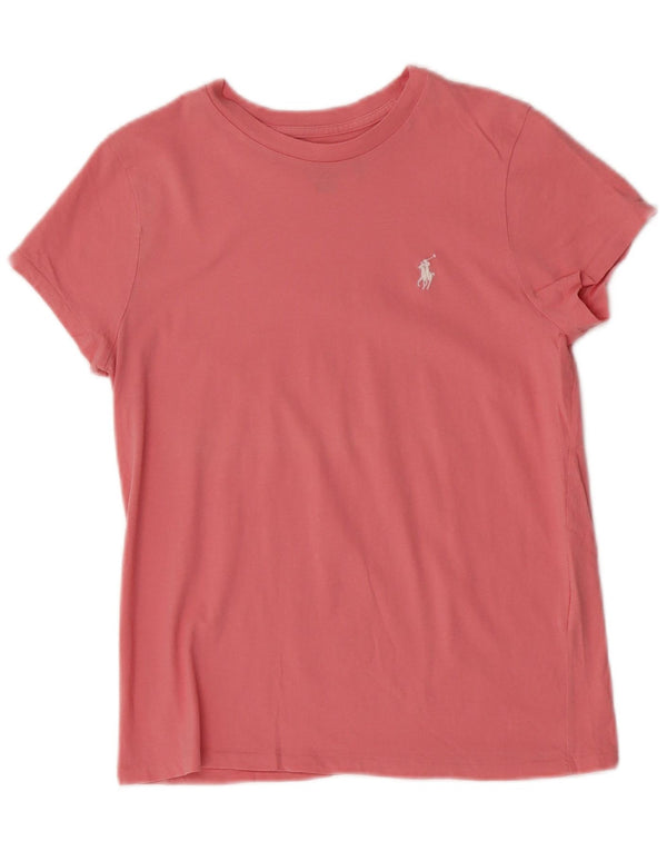 T-shirt da donna Polo Ralph Lauren Top UK 10 piccola rosa