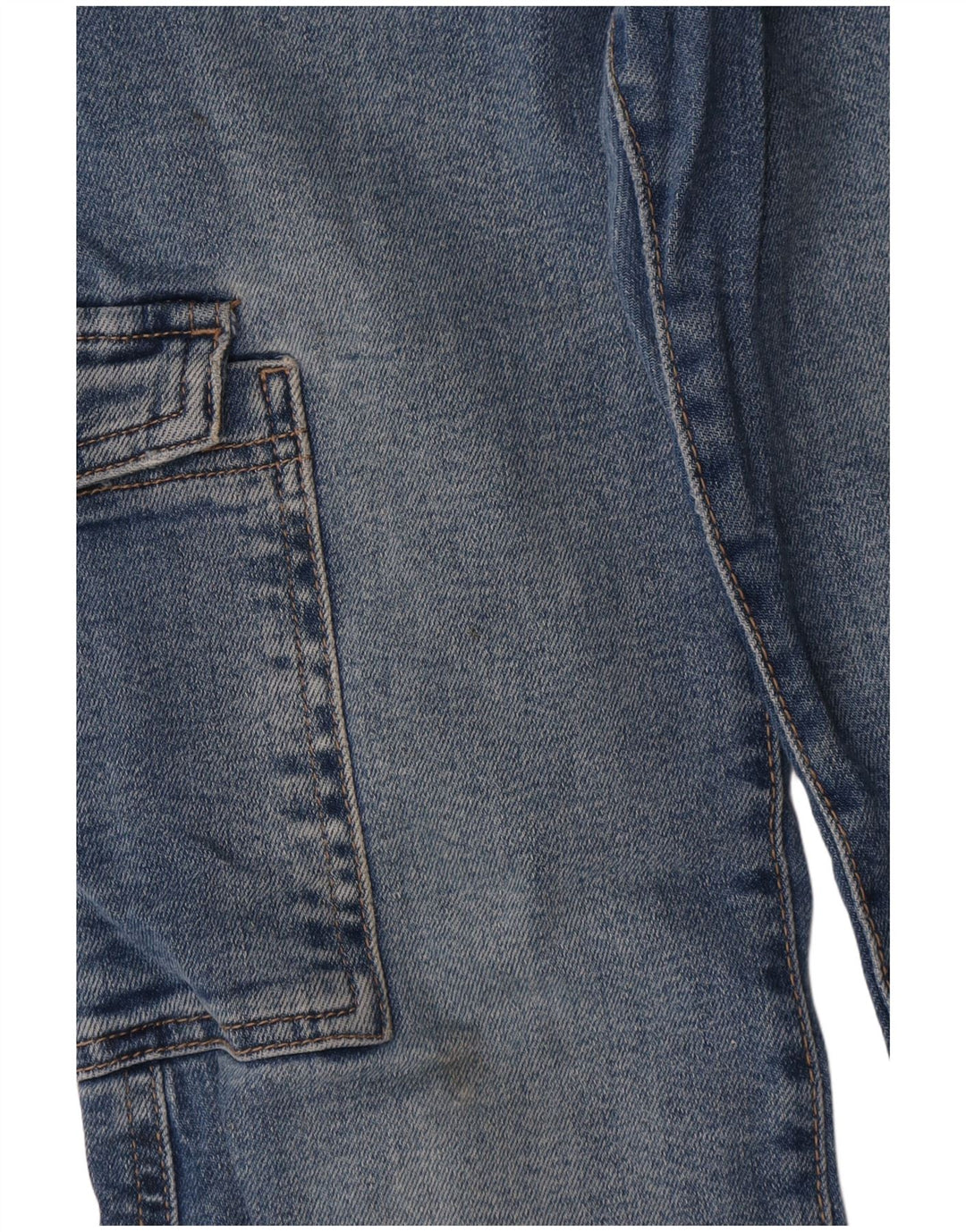 Zara Girls Cargo Bootcut Jeans 9-10 Years W26 L25 Blue